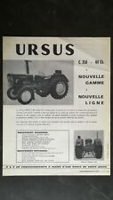 Brochure tracteur ursus d'occasion  Carvin