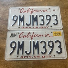 Original california license for sale  Westlake Village