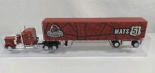 DCP 1/64 Kenworth W900A com Aerodyne Sleeper Utility Roll Tarp Trailer 60-1618 MB comprar usado  Enviando para Brazil