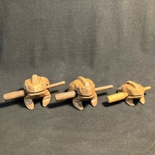 Handcrafted wooden guiro for sale  BANBURY