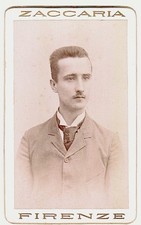 Cdv fotografia zaccaria usato  Bari