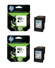 Usado, 2x Cartuchos de Tinta Preta HP 901XL Sem Caixa (CC654AE) - ENTREGA GRATUITA NO REINO UNIDO! IVA inc. comprar usado  Enviando para Brazil