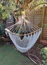 Macrame knotted swing for sale  WAKEFIELD