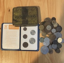 Tin old coins for sale  EXMOUTH