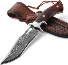 Coltello caccia damasco usato  Roma