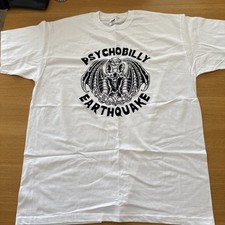 Psychobilly earthquake shirt for sale  GATESHEAD