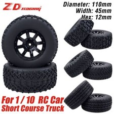Usado, Pneus 4x rodas 12mm hexagonais antiderrapantes para carro de controle remoto 1/10 Redcat HSP Traxxas Slash HPI comprar usado  Enviando para Brazil