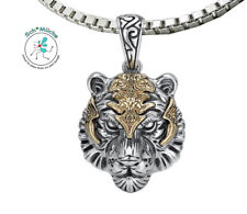 Halskette anhänger tigerkopf gebraucht kaufen  Hannover