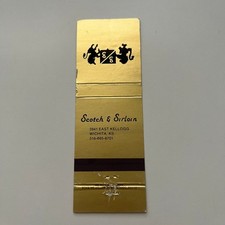 Capa Matchbook Scotch & Sirloin Wichita KS Vintage STK2-ZM1-2 comprar usado  Enviando para Brazil