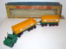 Matchbox King Size K-16 Dodge Tractor Truck com Twin Tipper Train Nr Estado perfeito com caixa comprar usado  Enviando para Brazil