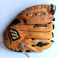 Luva de beisebol MIZUNO modelo profissional/franquia MFR 1202 12" LHT couro marrom completo comprar usado  Enviando para Brazil