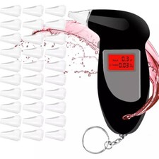 Tester alkoholu Tester promila Alkomat Tester alkoholu Policyjny + 30 ustników na sprzedaż  Wysyłka do Poland