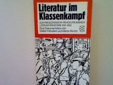 Literatur klassenkampf zur gebraucht kaufen  Koblenz