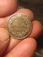 Splendida centesimi 1861 usato  Roma