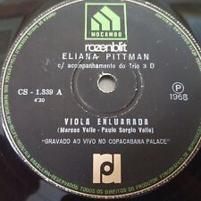 7" ELIANA PITTMAN & TRIO 3D  "VIOLA ENLUARADA" 68' BOSSA BRAZIL VG MARCOS VALLE , usado comprar usado  Brasil 