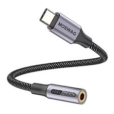 Adaptador de cabo auxiliar USB C a conector de áudio de 3,5 mm para automóvel, usado comprar usado  Enviando para Brazil