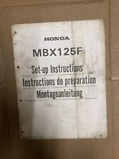 Honda genuine mbx125f for sale  ASHTON-UNDER-LYNE