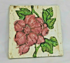 Selten Japanische Keramik Blumenmuster Kunst Tile - Exquisite Sammlerstück Motiv comprar usado  Enviando para Brazil