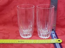 Copo de água Mikasa Park Lane cristal bola alta 5-1/2" ~conjunto de 2 comprar usado  Enviando para Brazil