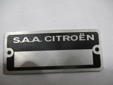 Typenschild citroen schild gebraucht kaufen  Deutschland
