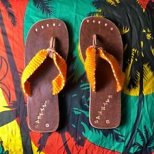 Sandalias Rasta Rastafari Chanclas Ropa Casual Jamaica Hawaii Playa Irie ROOTS comprar usado  Enviando para Brazil