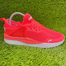 Tênis de corrida esportivo Puma Pacer Next Cage feminino tamanho 7.5 rosa branco comprar usado  Enviando para Brazil