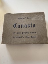 Canasta vintage card for sale  LONDON