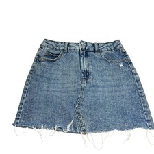 Saia jeans Wild Fable tamanho 6 lavada com ácido desgastada comprar usado  Enviando para Brazil