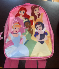 Usado, Mochila rosa princesa Disney com personagens comprar usado  Enviando para Brazil