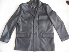 Men black leather for sale  CROYDON