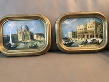 Pair antique oil for sale  San Mateo