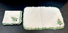 Vintage set embroidered for sale  White Plains