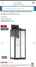 Quoizel light fixture for sale  Pennsauken