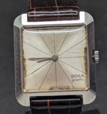 Vintage DOXA Grafic 8807 3 Relógio Retangular Masculino, usado comprar usado  Enviando para Brazil