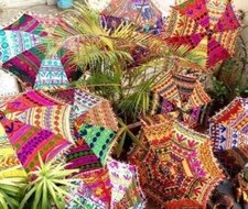 Używany, 20 PCS Wholesale Lot Indian Decorative Umbrella Wedding Designer Sun Parasols na sprzedaż  Wysyłka do Poland