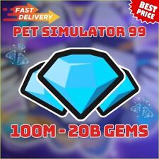 Pet Simulator 99 💎 100M Million - 20B Billion Gems - PS99 💎 | Entrega rápida comprar usado  Enviando para Brazil