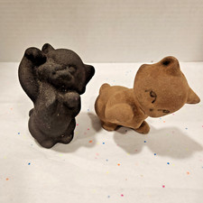 Pair vintage flocked for sale  Fallbrook