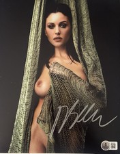Usado, Monica Bellucci nua assinada 8x10 Beetlejuice autógrafo irreversível Beckett certificado de autenticidade comprar usado  Enviando para Brazil