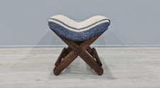 Banqueta turca, banquinho de madeira, banquinho kilim, cadeira otomana, decoração de sala de estar, baho comprar usado  Enviando para Brazil