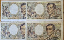 Lot billets 200 d'occasion  Pontfaverger-Moronvilliers