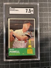 1963 TOPPS #398 BOOG POWELL BALTIMORE ORIOLES CARTÃO DE BEISEBOL SGC 7,5 QUASE PERFEITO+ WOW, usado comprar usado  Enviando para Brazil