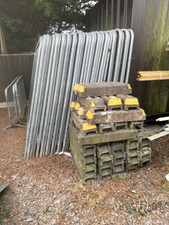 Heras fencing blocks for sale  UMBERLEIGH