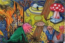 Large whimsical canvas for sale  DUNDEE