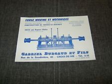 Ancien dépliant publicitaire d'occasion  Château-d'Olonne