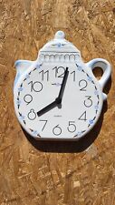 Kaffeekannen uhr blau gebraucht kaufen  Burgstädt
