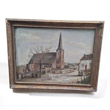 Ancienne peinture huile d'occasion  Fourmies