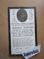 Sterbebild 1915 sturmangriff gebraucht kaufen  Deutschland