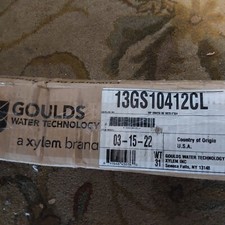 Goulds 13gs10412cl submersible for sale  Scarborough