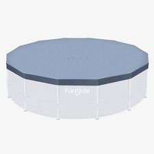 Funsicle 14 pés capa de piscina redonda durável para oásis e piscinas de atividades, cinza (caixa aberta) comprar usado  Enviando para Brazil