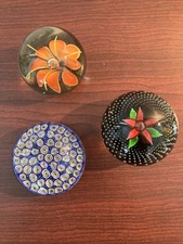 Vintage glass paperweights for sale  LARBERT